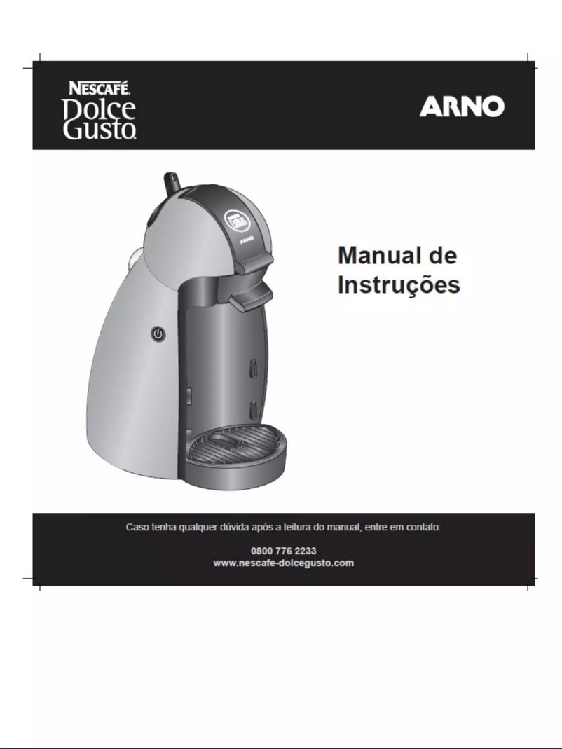 Page 1 of the manual User Manual Arno Nescafe Dolce Gusto Piccolo PJ1000B1