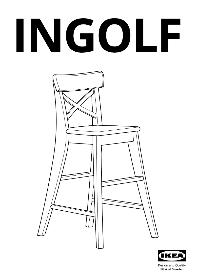 Page 1 of the manual User Manual Ikea INGOLF 301.577.87