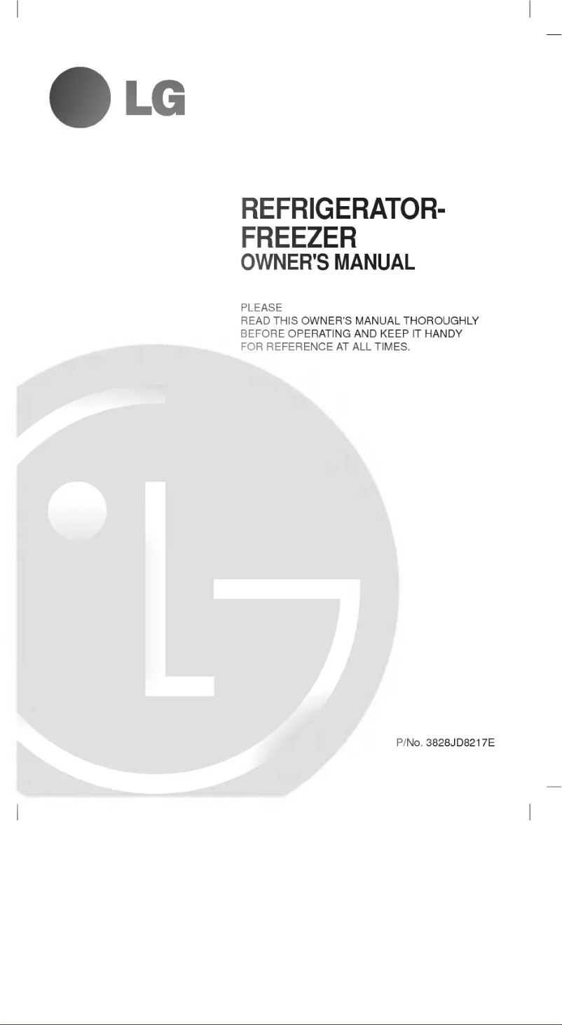First page image of the manual for GR-432SFA