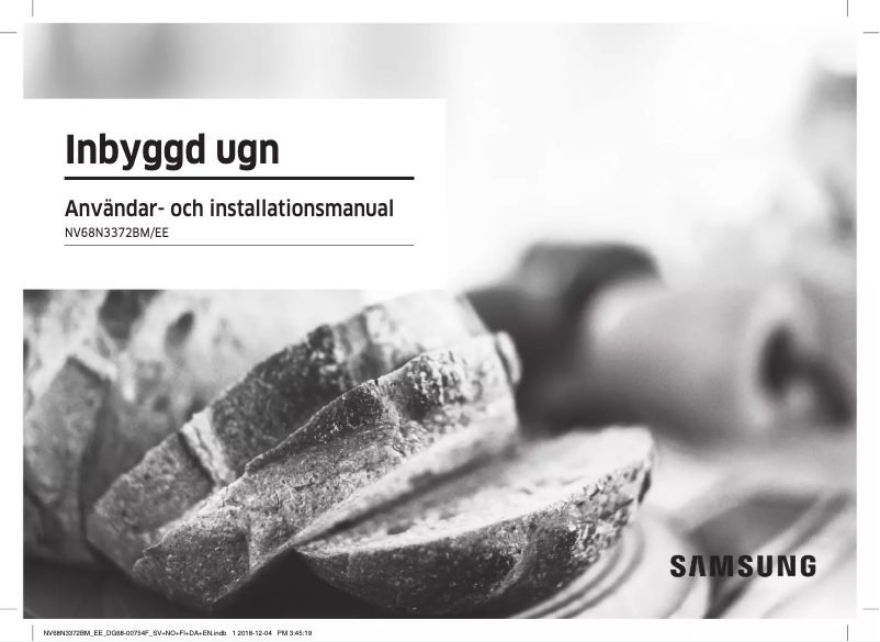 First page image of the manual for NV68N1310BS