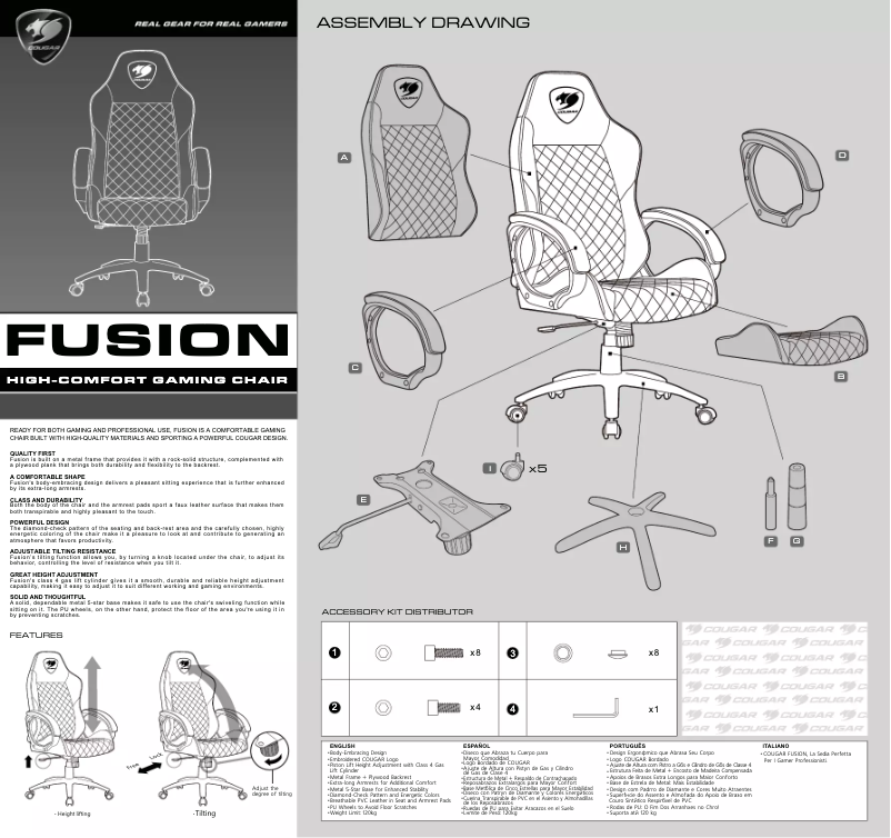 Image de la première page du manuel de l'appareil Fusion