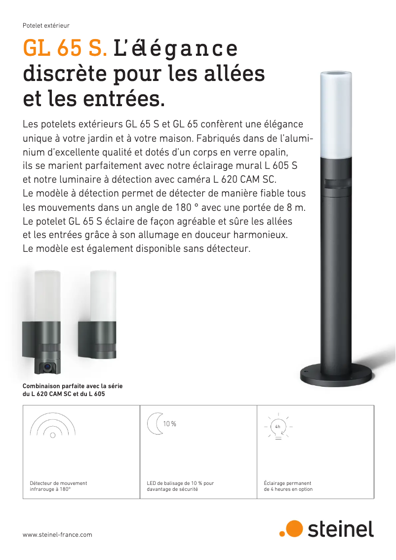 Page 1 of the manual Brochure Steinel GL 65 S