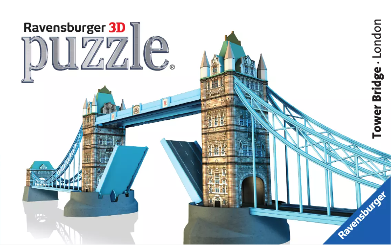 Page 1 of the manual User Manual Ravensburger Tower Bridge London