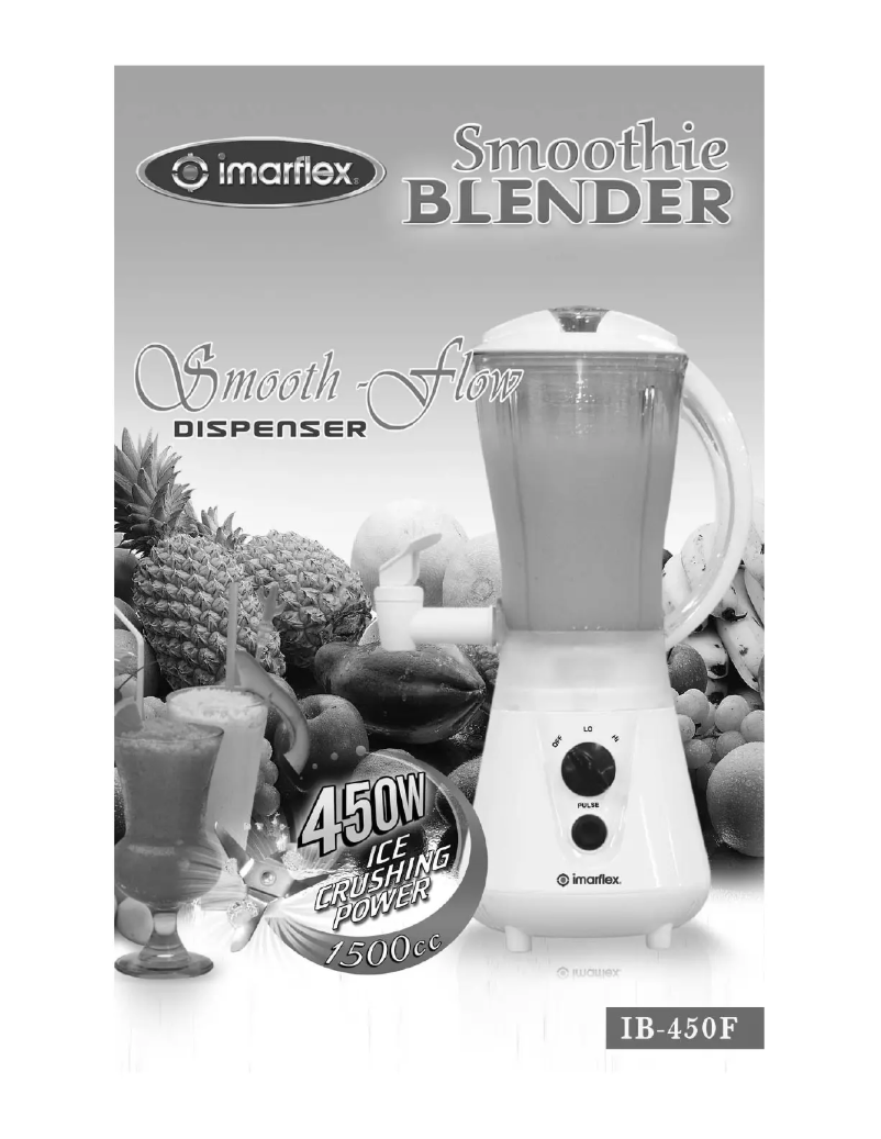 Image de la première page du manuel de l'appareil IB-450F