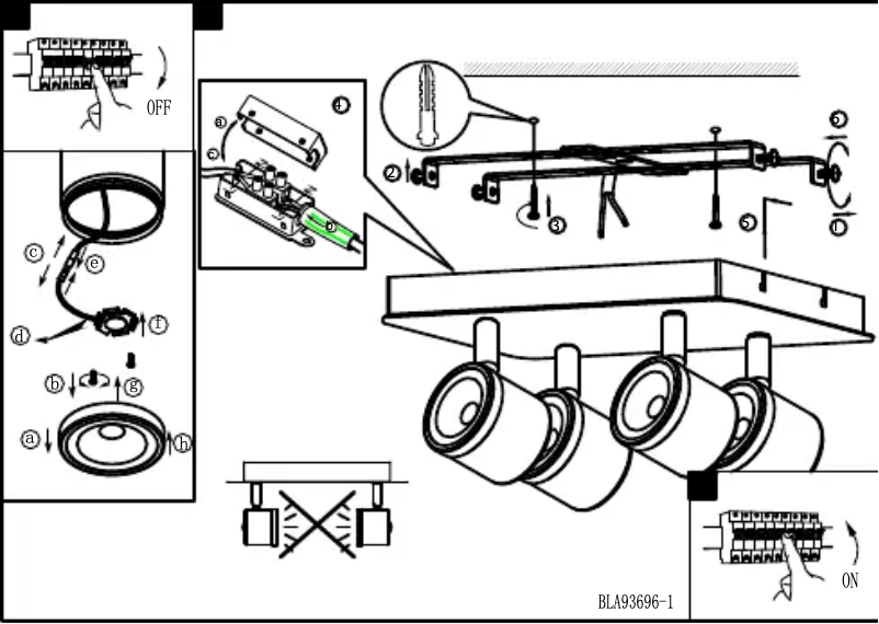 Page 1 of the manual User Manual Eglo Pierino