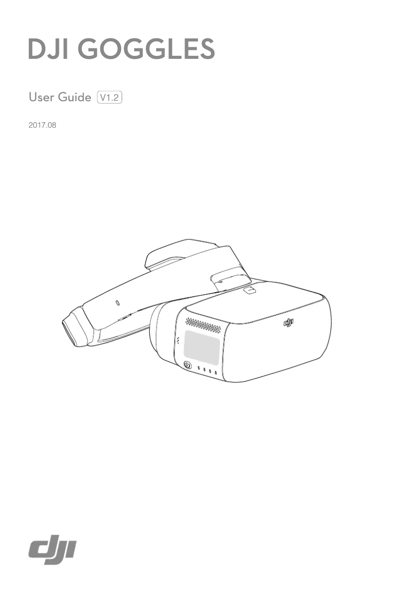 Page 1 of the manual User Manual DJI Goggles
