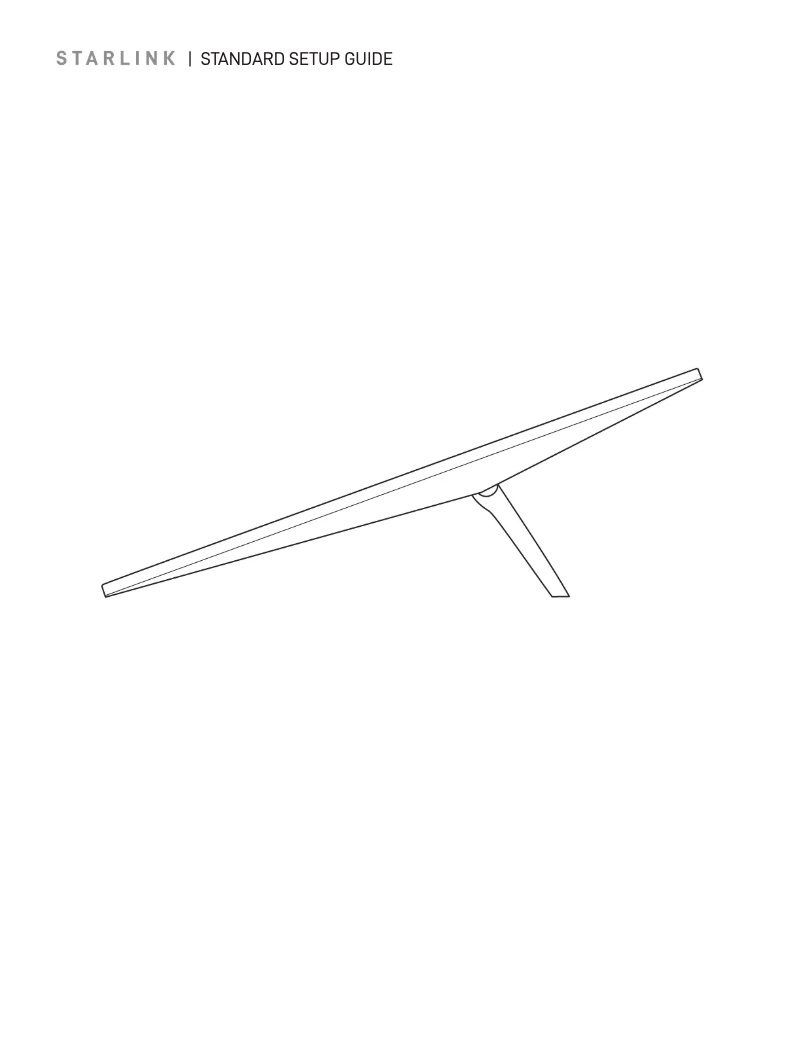 First page image of the manual for Standard