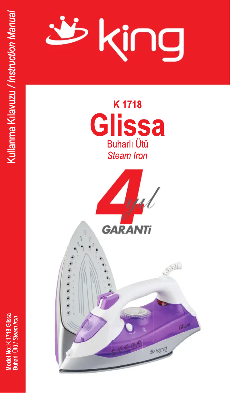 Page 1 of the manual User Manual King K 1718