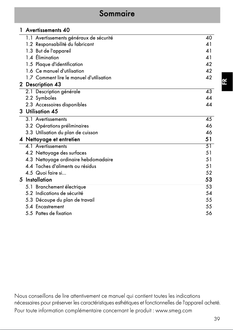 First page image of the manual for PI964N