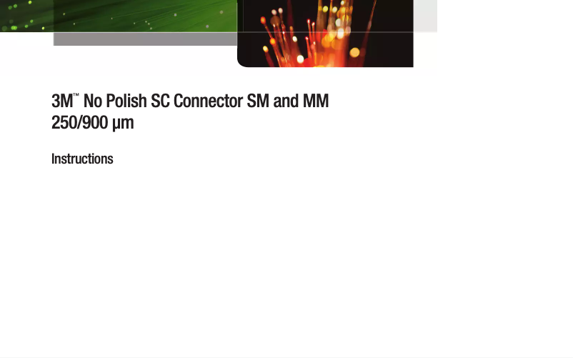 Page 1 of the manual User Manual 3M 8865