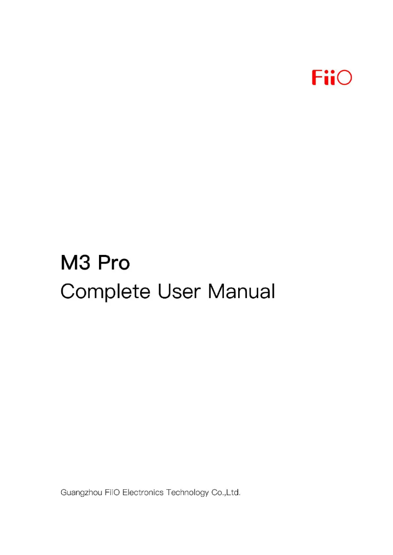 First page image of the manual for M3 Pro