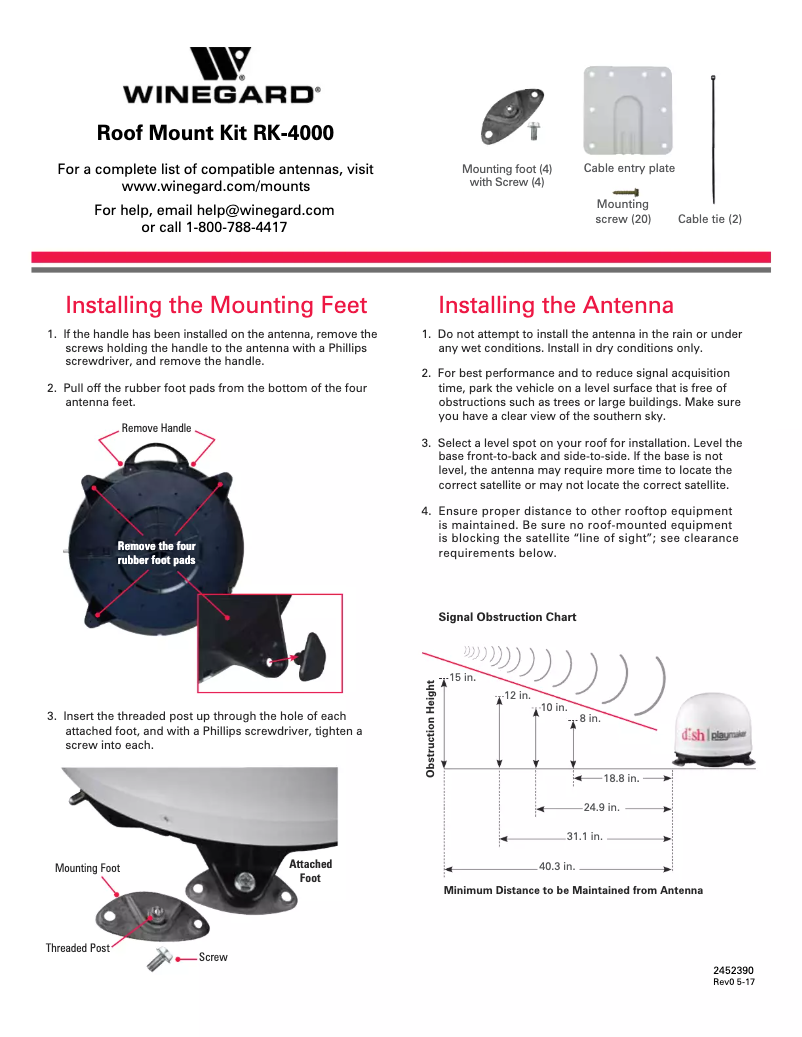 First page image of the manual for RK-4000