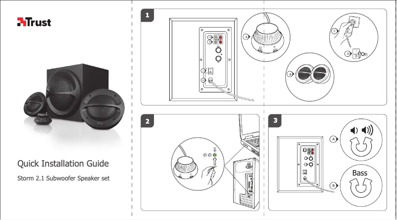 Page 1 of the manual User Manual Trust Storm 2.1