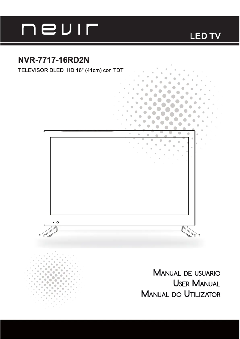Page 1 of the manual User Manual Nevir NVR-7717-16RD2N