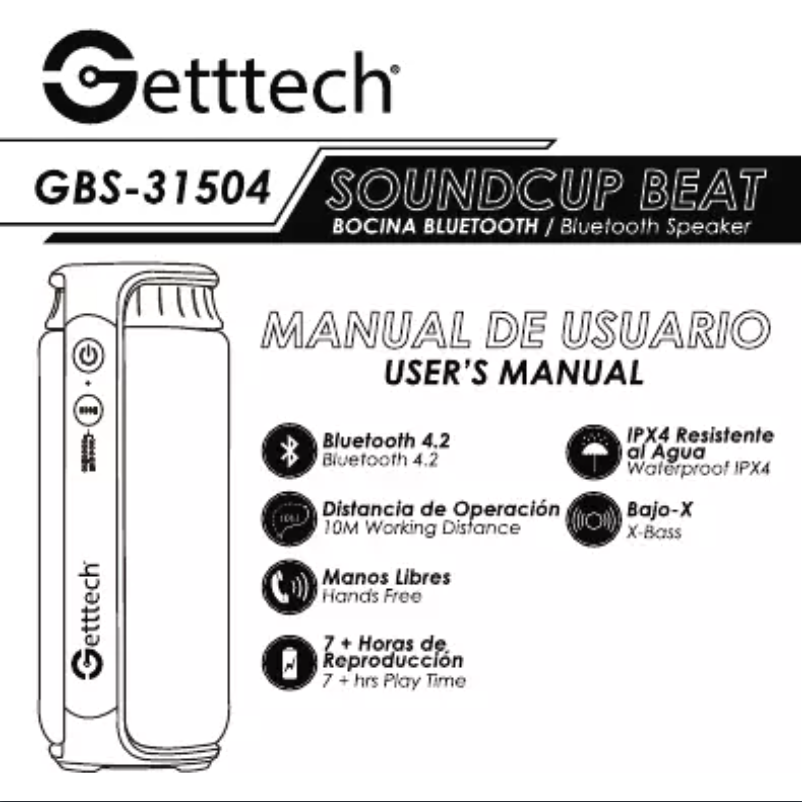 First page image of the manual for GBS-31504R
