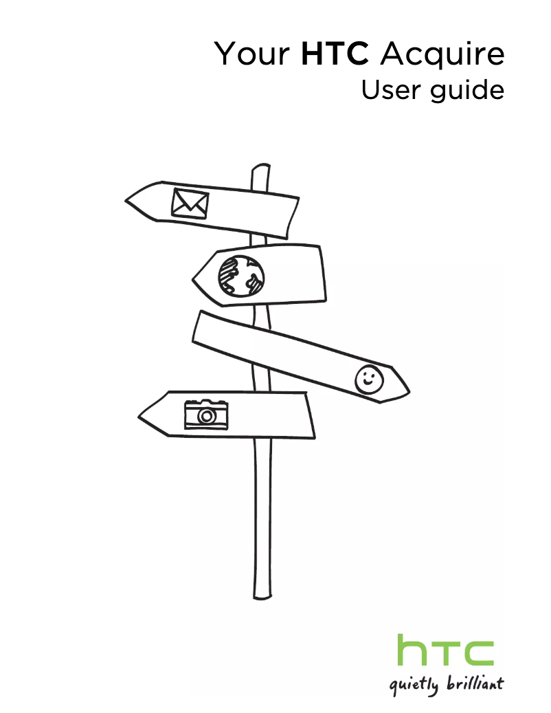 Page 1 de la notice Manuel utilisateur HTC Acquire