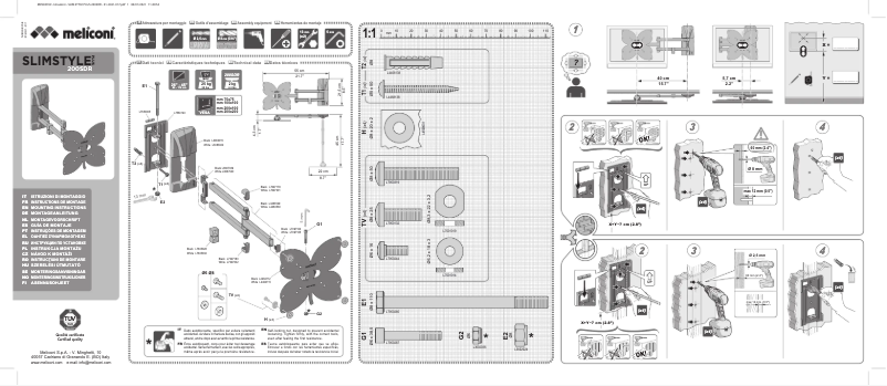 First page image of the manual for Slimstyle Plus 200 SDR