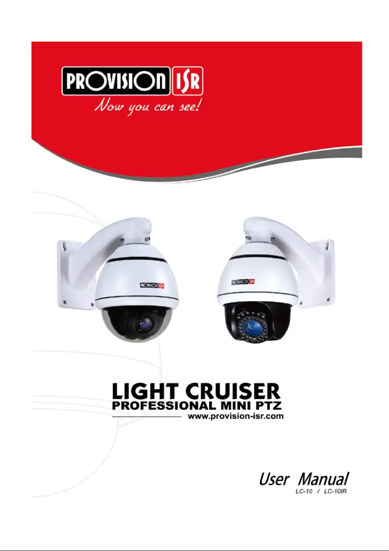 First page image of the manual for LC-10 IR