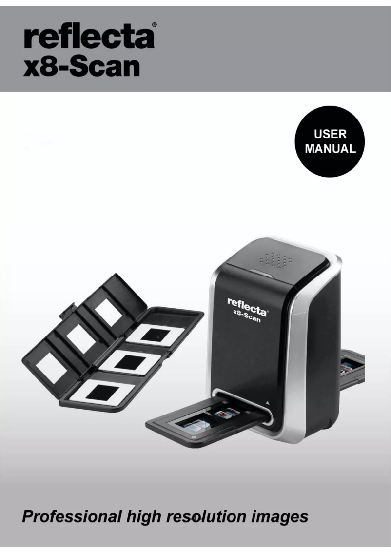 Page 1 of the manual User Manual Reflecta x8-Scan