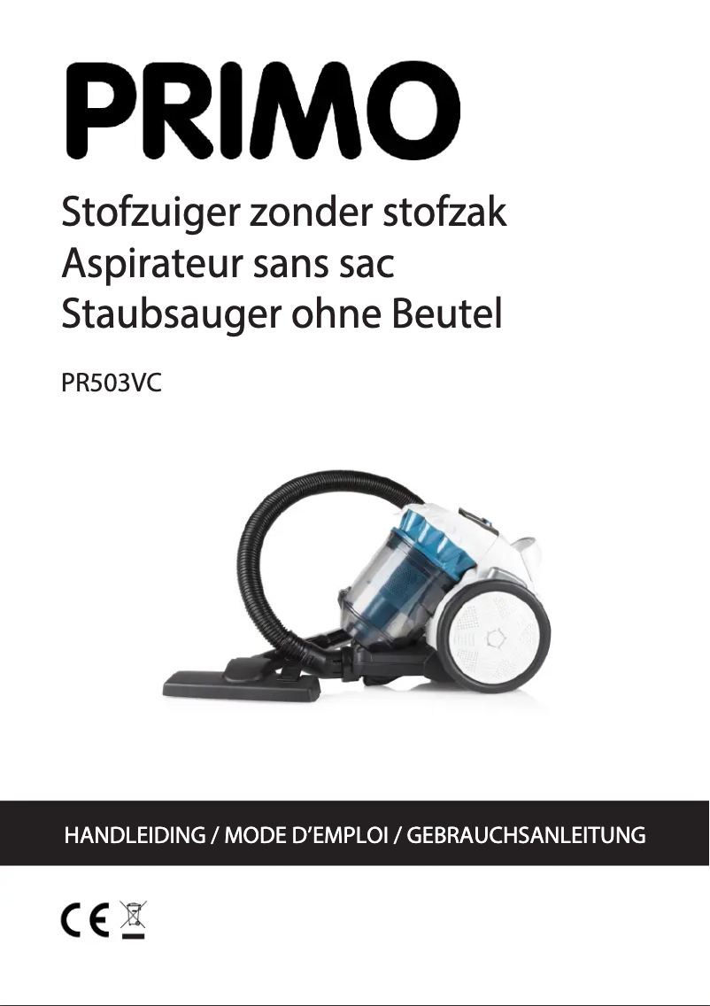 First page image of the manual for PR503VC