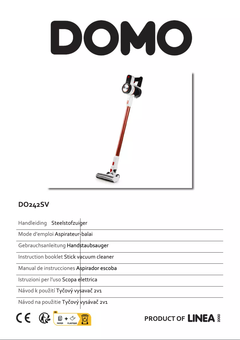 Page 1 de la notice Manuel utilisateur Domo DO242SV