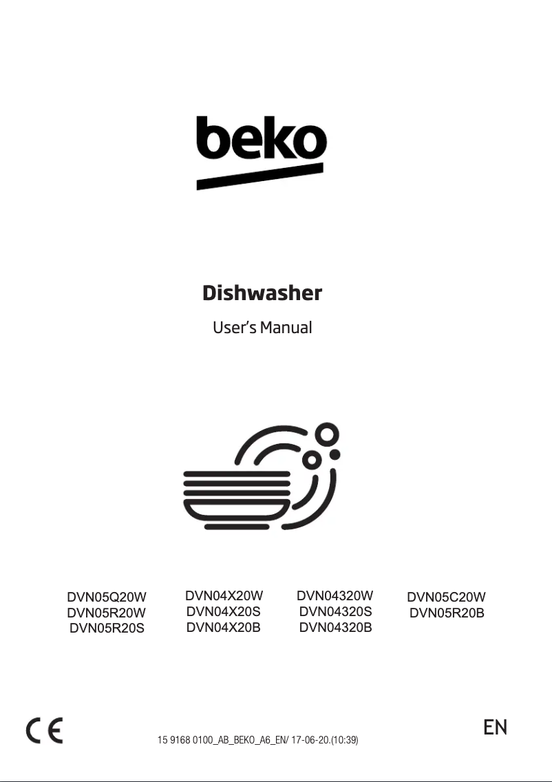 Page 1 of the manual User Manual Beko DVN04320S