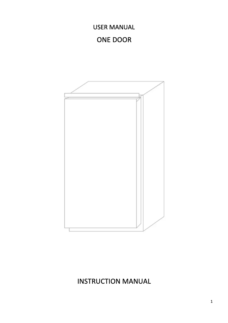 First page image of the manual for RBOP 170 NE/N