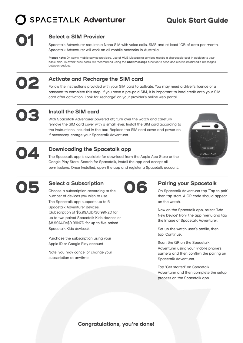First page image of the manual for Adventurer ST2-4G-1