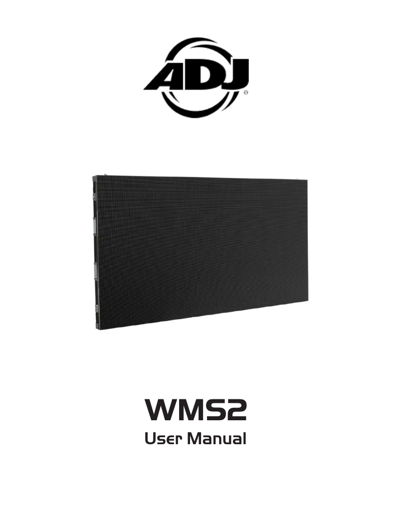 First page image of the manual for WMS2