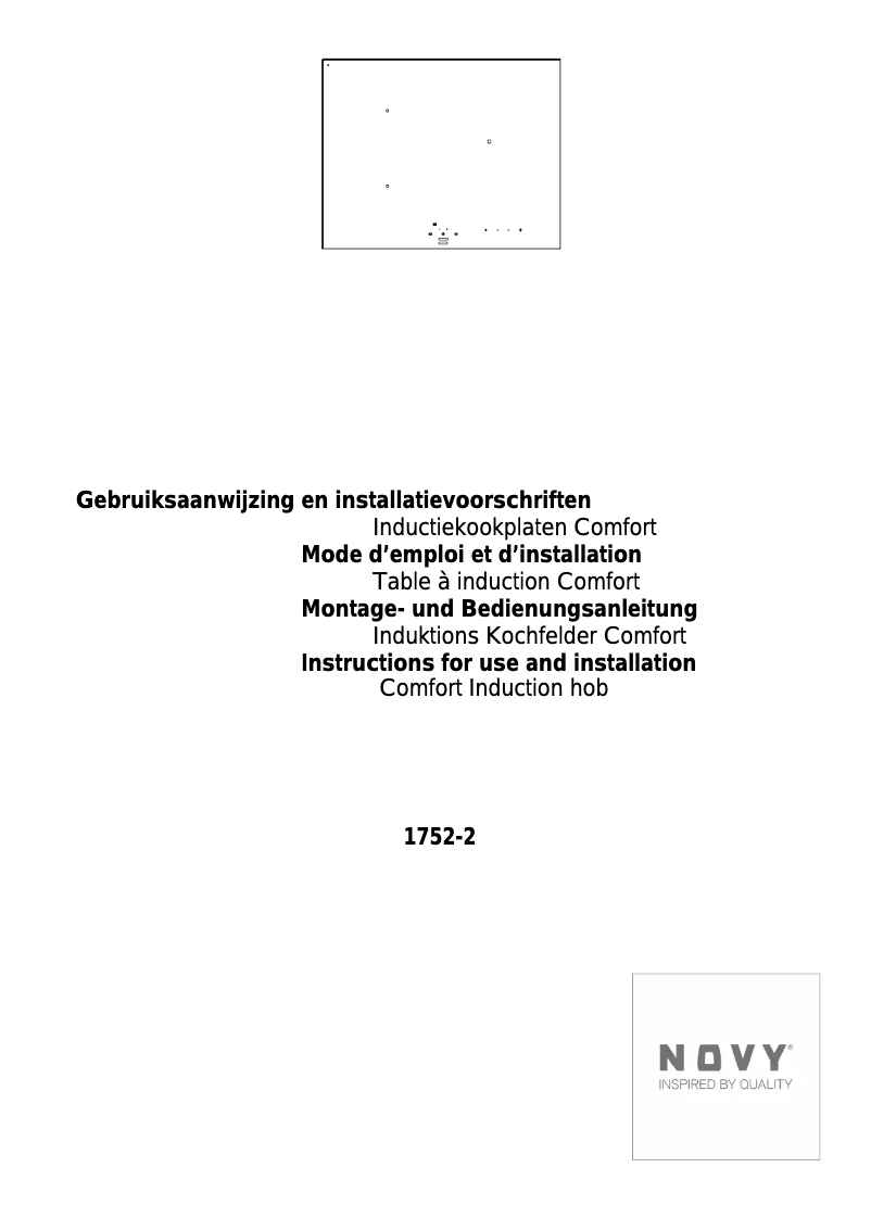 First page image of the manual for 1752-2