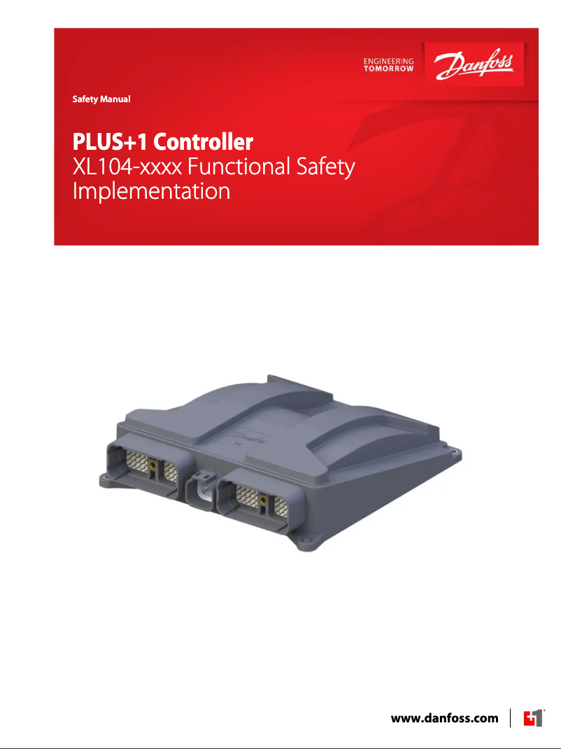 Page 1 of the manual Safety Instructions Danfoss PLUS+1