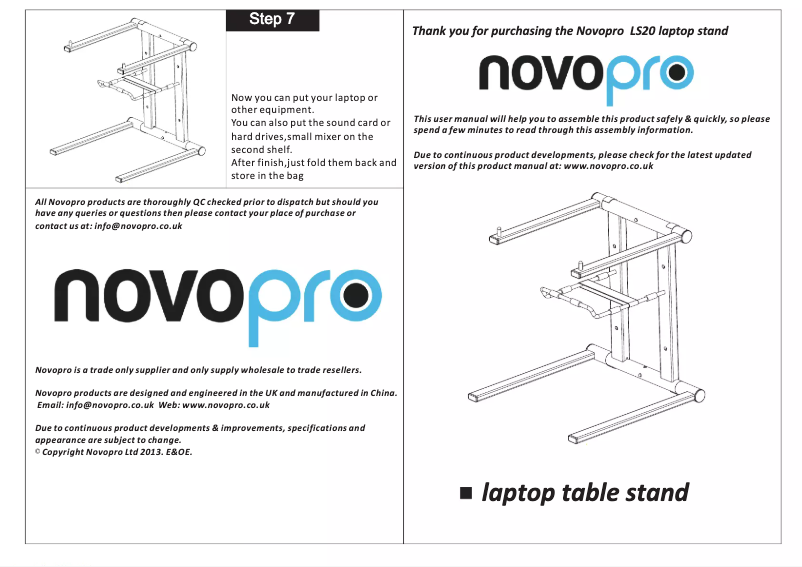 First page image of the manual for LS20