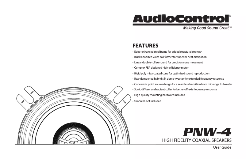 First page image of the manual for PNW-4