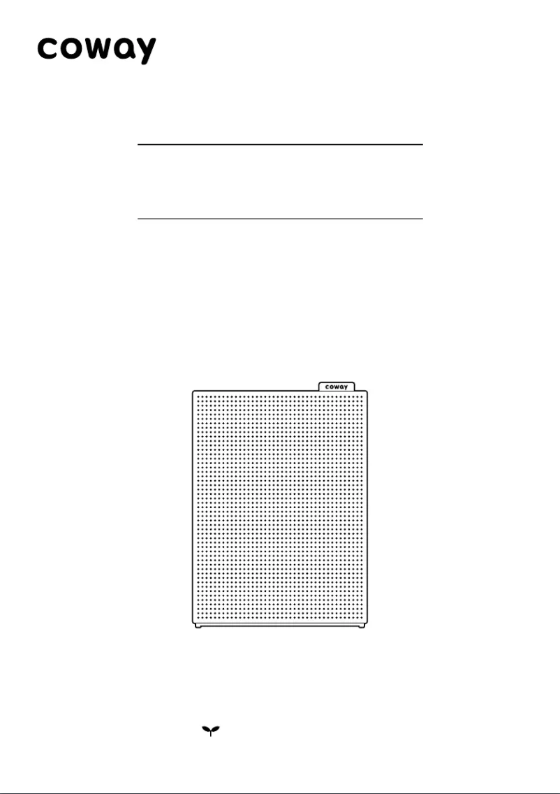 First page image of the manual for Airmega 150