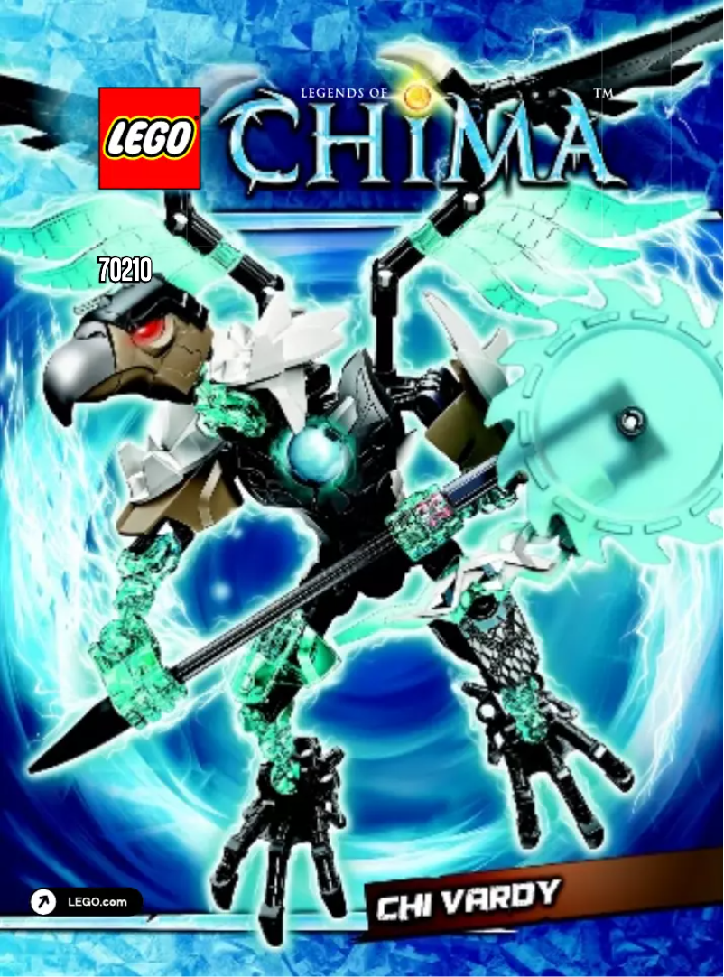 Page 1 of the manual User Manual Lego Legends of Chima CHI Vardy