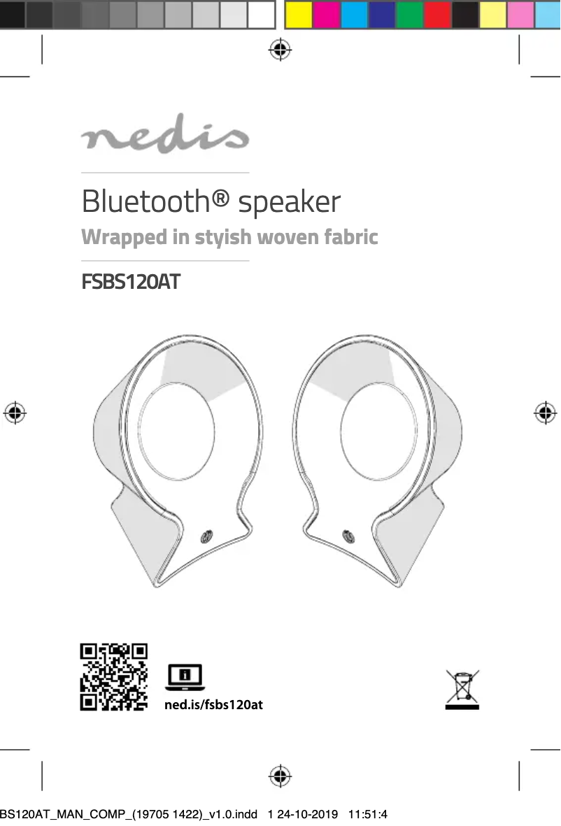 First page image of the manual for FSBS120AT