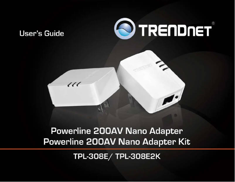 Page 1 of the manual User Manual TRENDnet TPL-308E2K-A