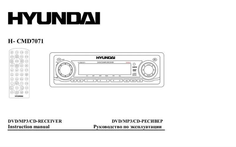 Image de la première page du manuel de l'appareil H-CMD7071