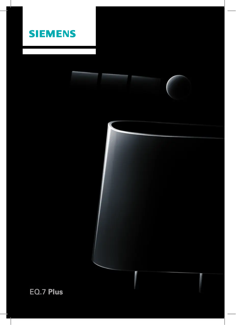 First page image of the manual for TE706209RW