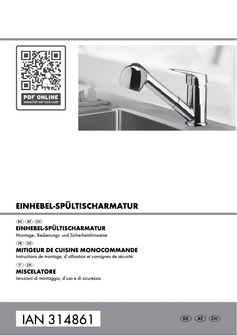 Page 1 of the manual User Manual Miomare IAN 314861