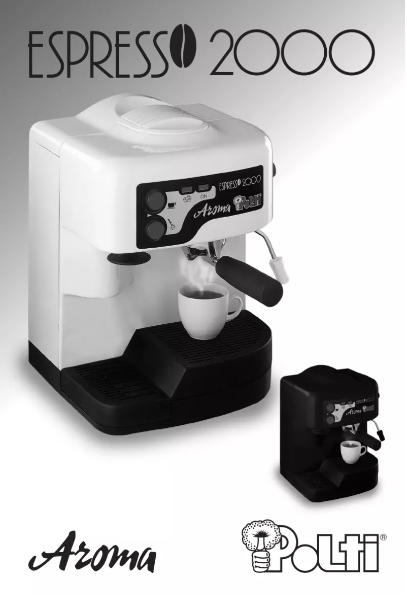 First page image of the manual for Espresso 2000