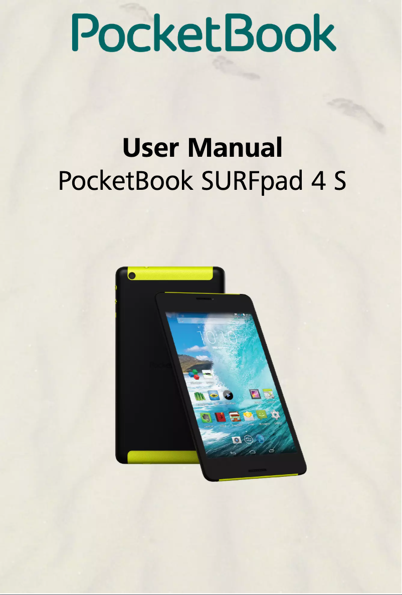 First page image of the manual for SURFpad 4 S