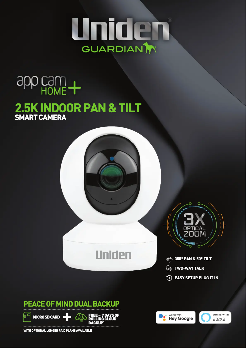 First page image of the manual for App Cam Home+