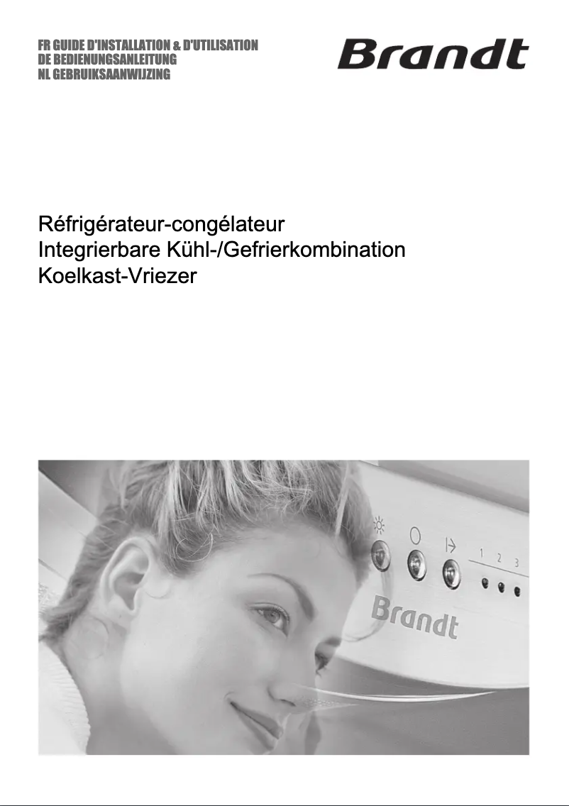 Page 1 of the manual User Manual Brandt CA2952E