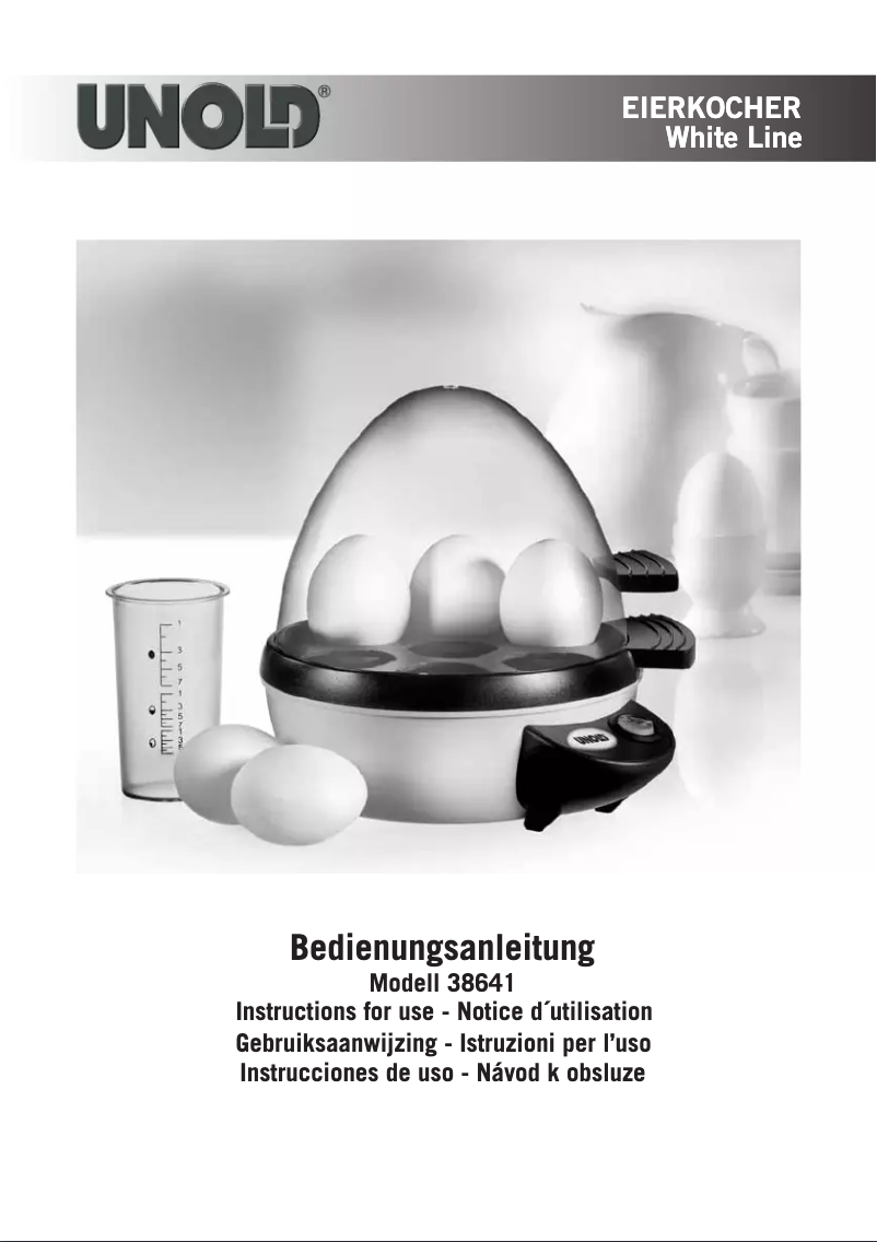 First page image of the manual for White Line 38641