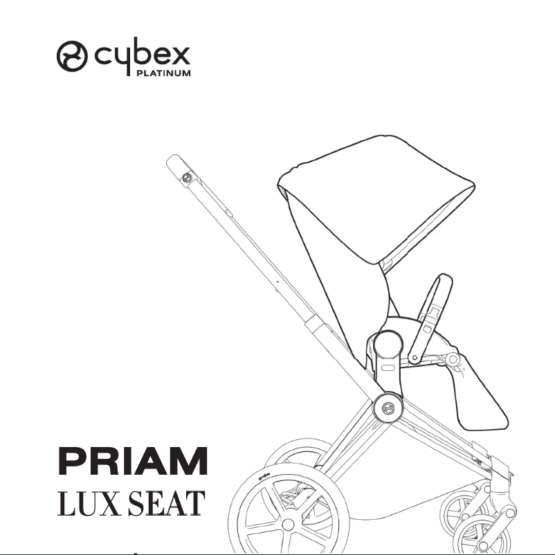 Page 1 de la notice Manuel utilisateur Cybex Priam Lux Seat