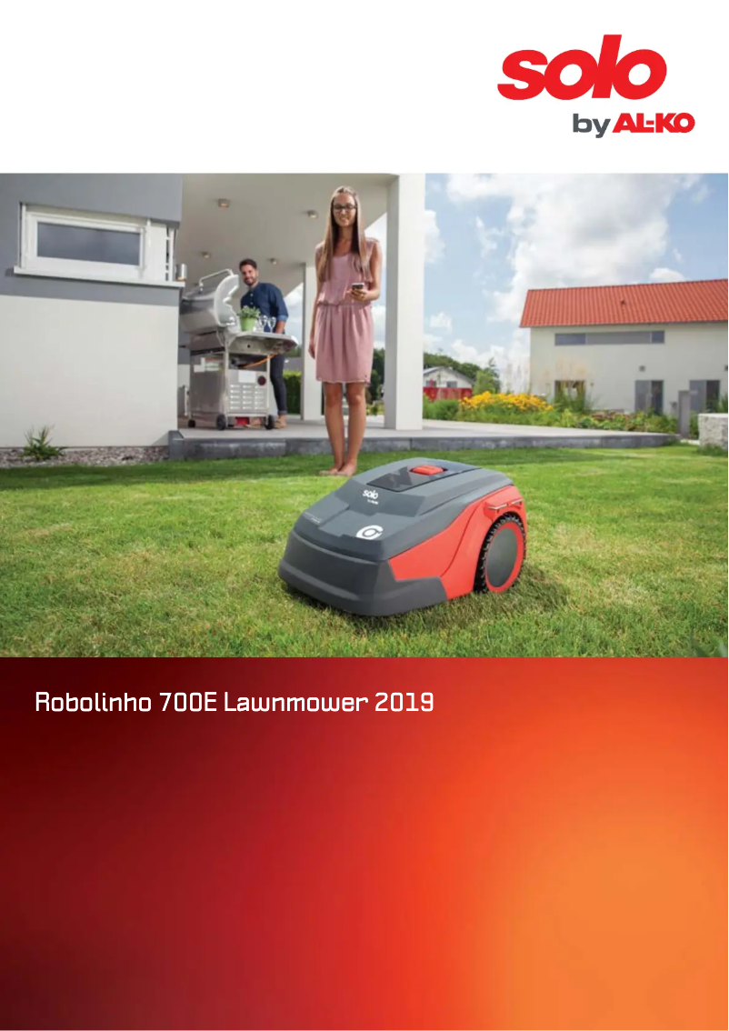 First page image of the manual for Robolinho 700E