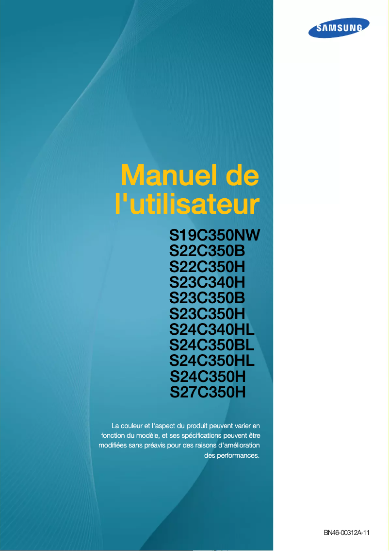 First page image of the manual for S24C350HL
