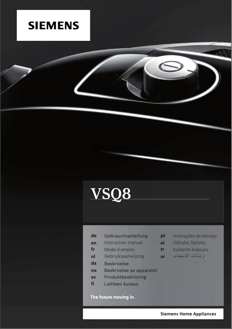 Page 1 of the manual Use and Maintenance Manual Siemens VSQ8ECO66