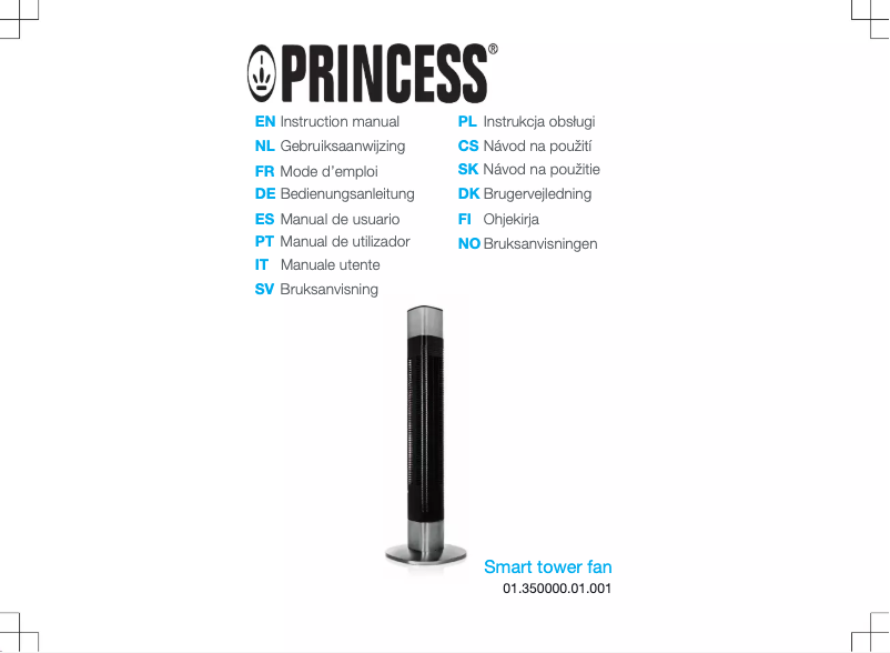 Page 1 of the manual User Manual Princess 350000